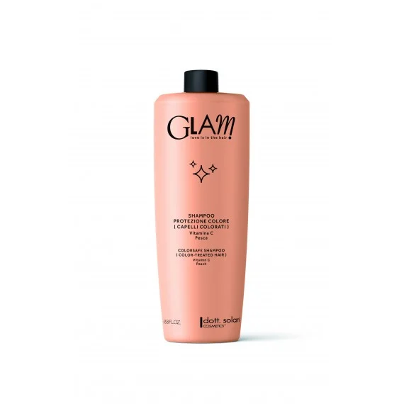 dott. solari cosmetics Glam Colorsafe Shampoo 1000ml - shampoo protettivo idratante capelli colorati