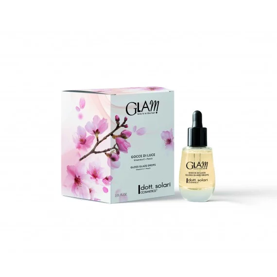 dott. solari cosmetics Glam Gloss Glaze Drops 30ml - olio illuminante effetto gloss doppie punte