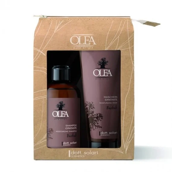 dott. solari cosmetics OELA Baobab Moisturizing Kit 250+200ml - shampoo+machera idratante capelli secchi