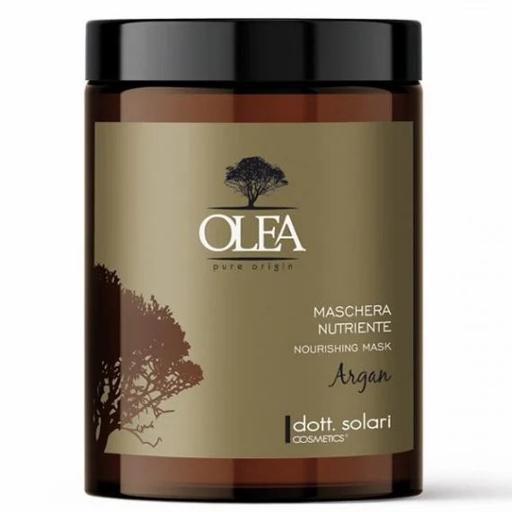 dott. solari cosmetics OLEA Argan Nourishing Mask 1000ml - maschera nutriente crespi spenti