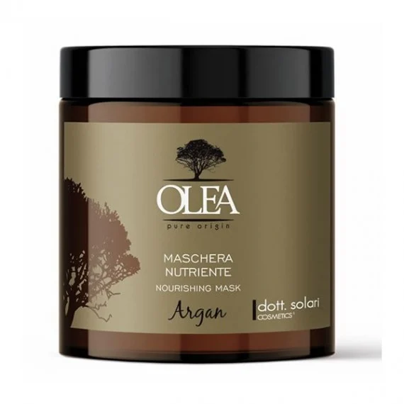 dott. solari cosmetics OLEA Argan Nourishing Mask 250ml - maschera nutriente crespi spenti