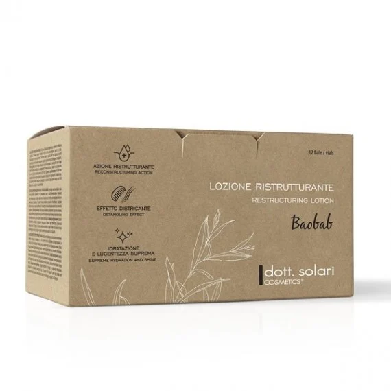 dott. solari cosmetics OLEA Baobab Restructuring Lotion 12x12ml - fiale ristrutturante secchi fragili