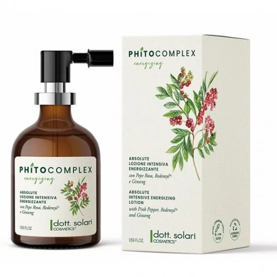 dott. solari cosmetics Phitocomplex Energizing Absolute Intensive Lotion 50ml - trattamento spray anticaduta capelli fragili