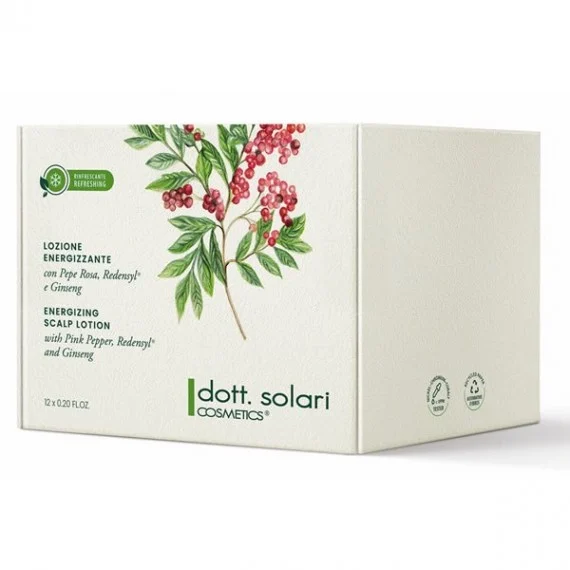 dott. solari cosmetics Phitocomplex Energizing Scalp Lotion Refreshing 12x0,20ml - trattamento fiale anticaduta rinfrescante