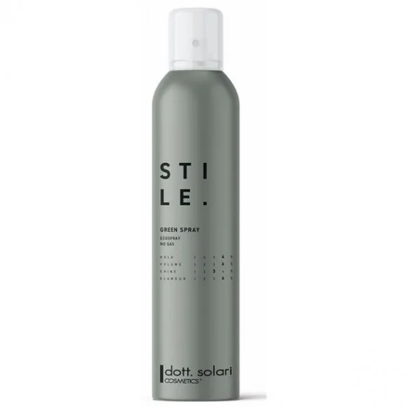 dott. solari cosmetics STILE Green Spray Ecospray no gas 300ml - lacca ecologica tenuta forte