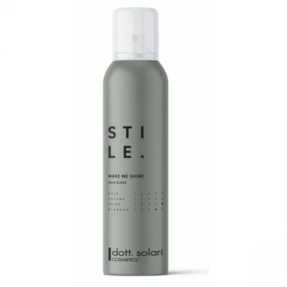 dott. solari cosmetics STILE MAKE ME SHINE Hair Gloss 150ml - spray styling illuminante tutti capelli