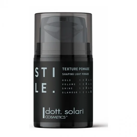 dott. solari cosmetics  STILE TEXTURE POMADE Shaping Light Pomade 50ml - pomata modellante tentuta leggera flessibile