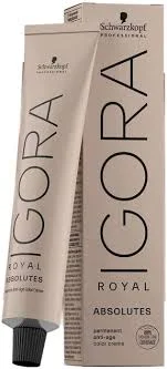 Schwarzkopf Professional Igora Royal Absolutes - tintura permanente per capelli con collagene, 60ml 6-60 | Cioccolato Naturale Biondo Scuro