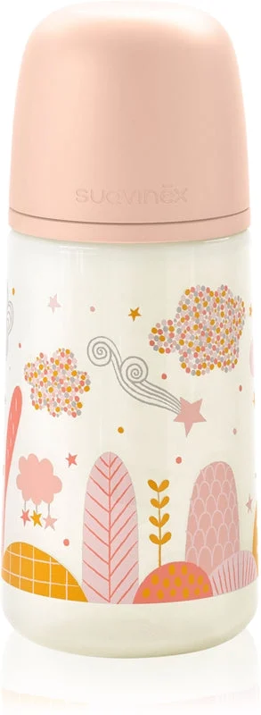 Suavinex Dreams SX Pro Physiological M biberon 3 mesi+ medio flusso - rosa 270 ml