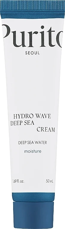 Crema viso idratante con acqua di mare