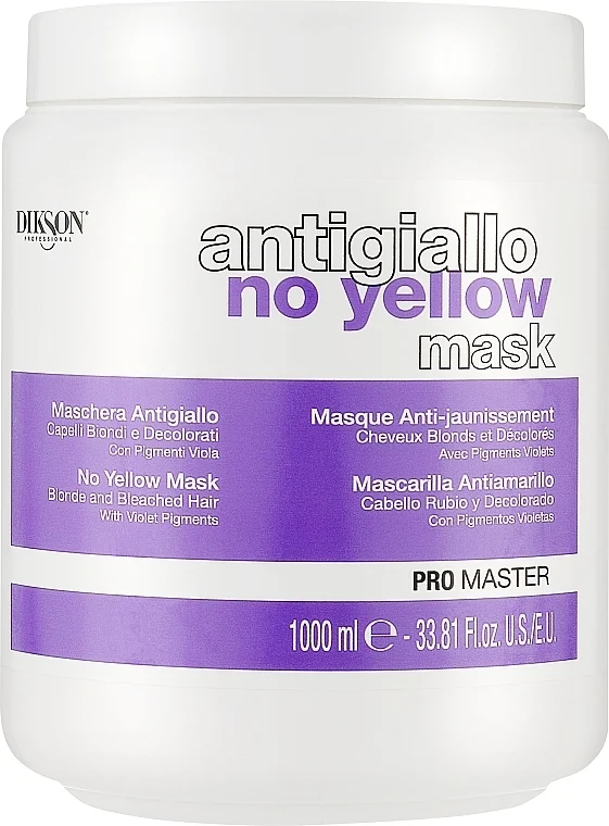 Maschera capelli antigiallo