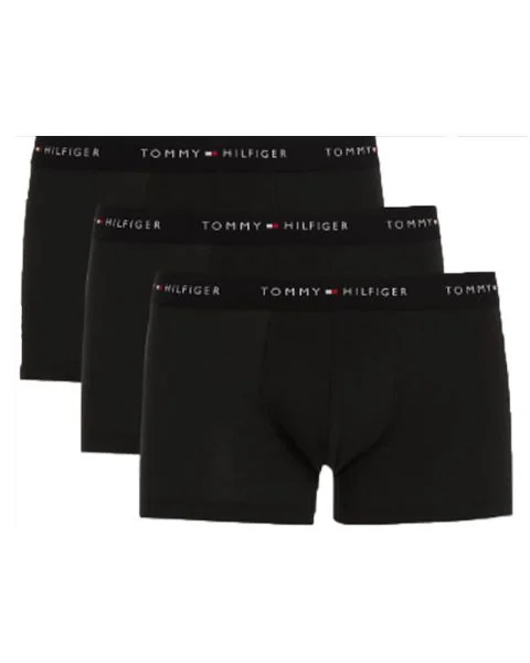 Tommy Hilfiger Everyday Essentials Trunks 3-Pack Black Str. XL