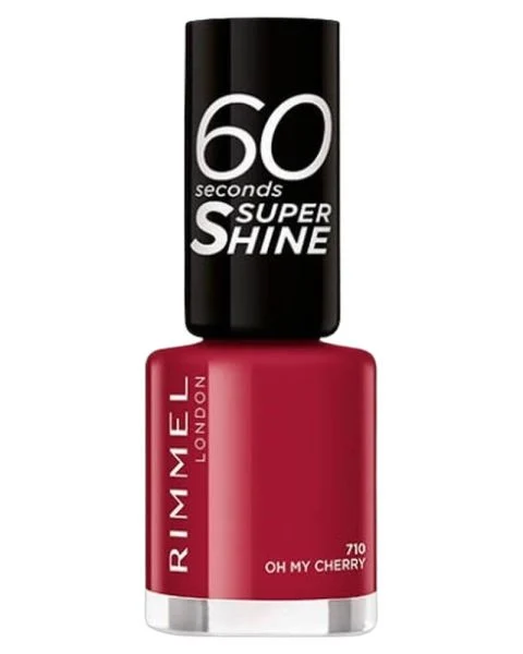 Rimmel 60 Seconds Super Shine Nail Polish 710 Oh My Cherry