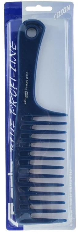 Pettine N°619 "Blue Profi Line" con denti radi, 25 cm