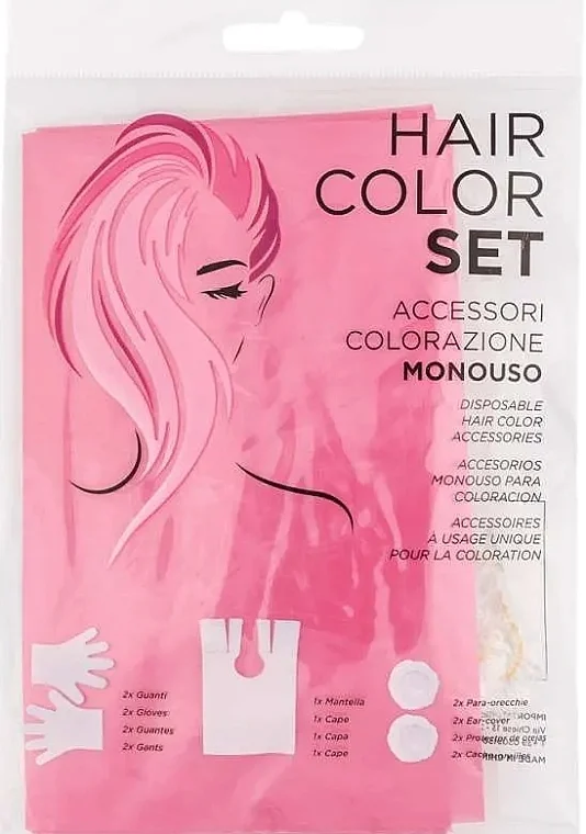 Kit per la colorazione dei capelli, 4 prodotti