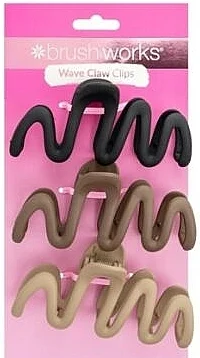 Fermaglio per capelli 'Granchio', opaco, 3 pezzi