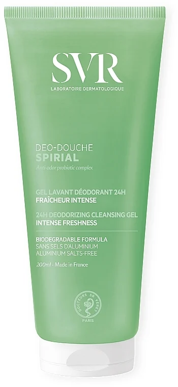 Gel-deodorante per doccia, viso e capelli