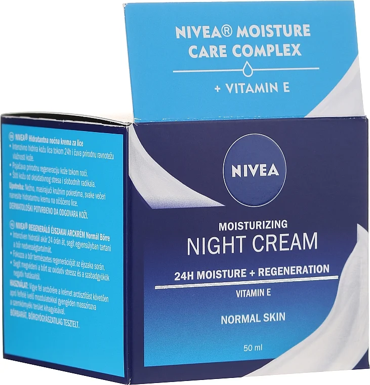 Crema da notte idratante per pelli normali