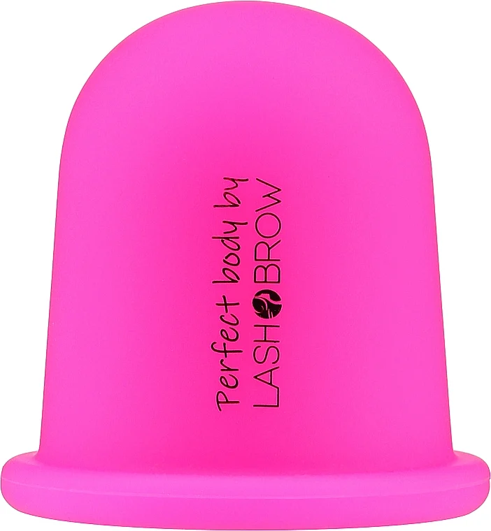 Coppetta massaggio corpo, in silicone, rosa, L