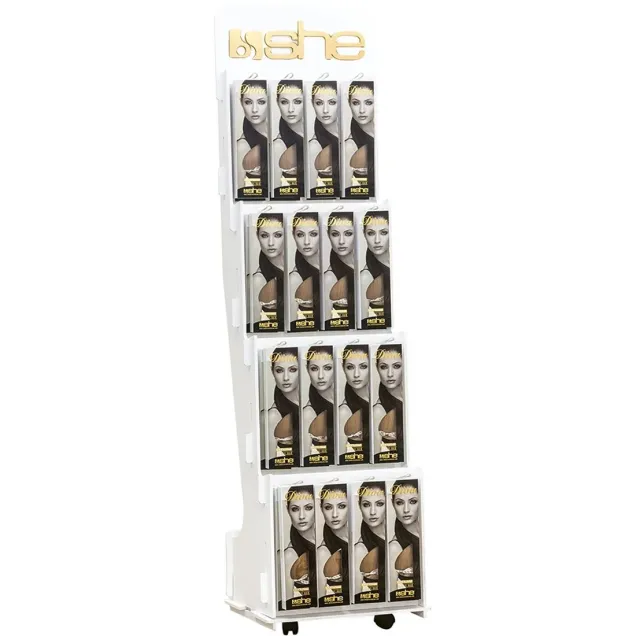 Espositore Professionale con Ganci per Toupet Capelli She