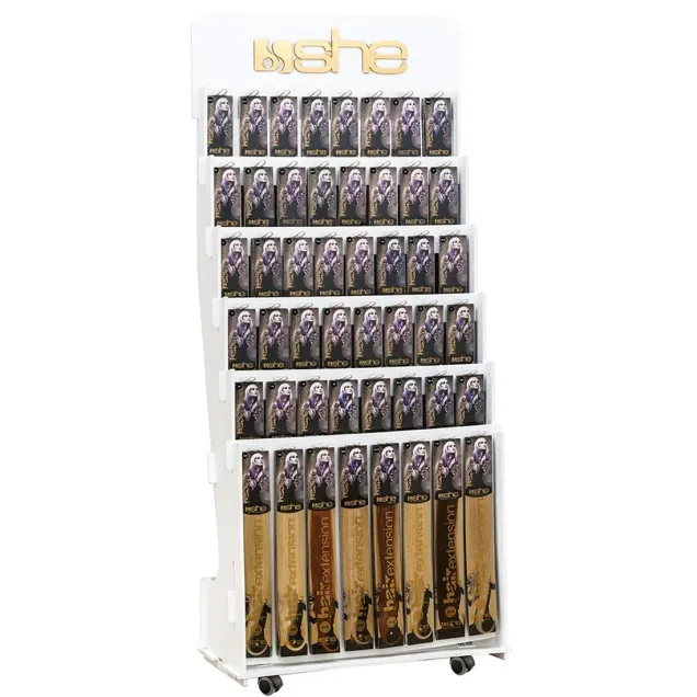 Espositore Professionale per Extension Cheratina She - Max 48 Ganci