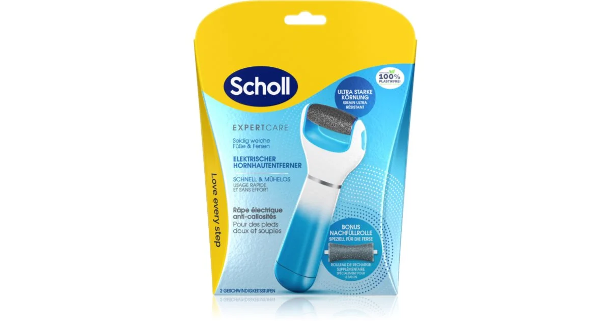 Scholl Expert Care Velvet lima elettrica piedi