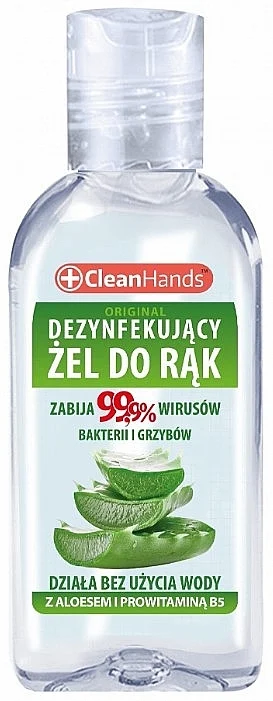 Gel mani antibatterico con aloe vera e provitamina B5