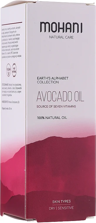 Olio naturale di avocado