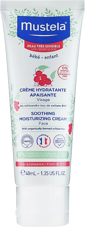 Crema viso per bambini