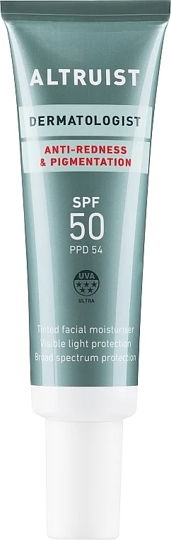 Crema contro arrossamenti e pigmentazioni con protezione solare