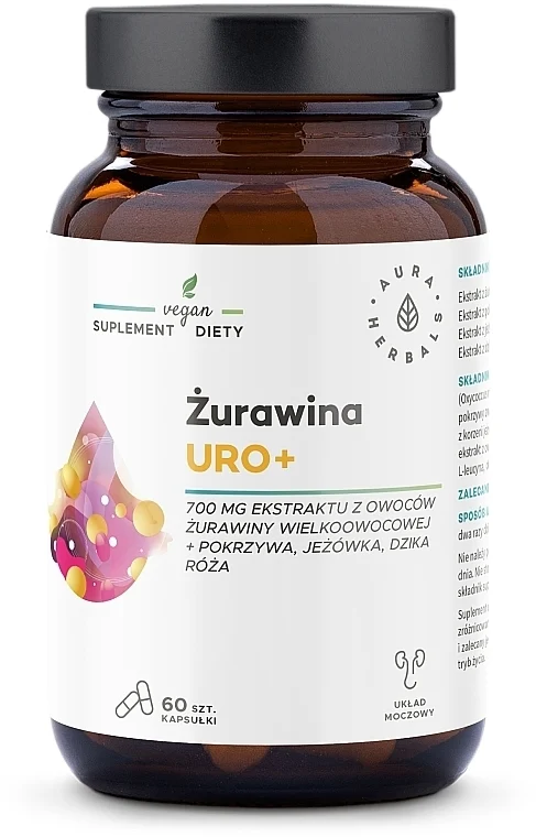 Integratore alimentare "Cranberry Uro+", capsule