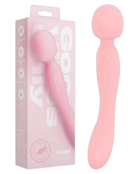 Good Vibes Only Simi — Double-Sided Wand Vibrator — Pink