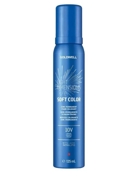 Goldwell Soft Color 10V Pastel Violet Blonde (semi‑permanent color mousse)