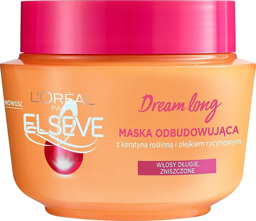 Maschera ristrutturante per capelli lunghi e danneggiati