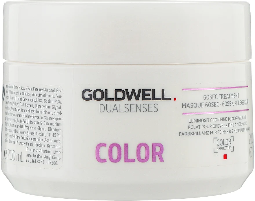 Maschera per capelli tinti