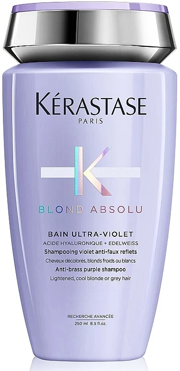 Shampoo antigiallo per capelli decolorati
