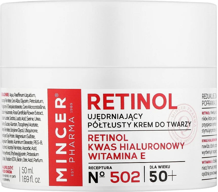 Crema viso rassodante 50+