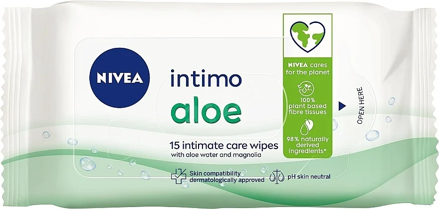 Salviette umidificate per l'igiene intima