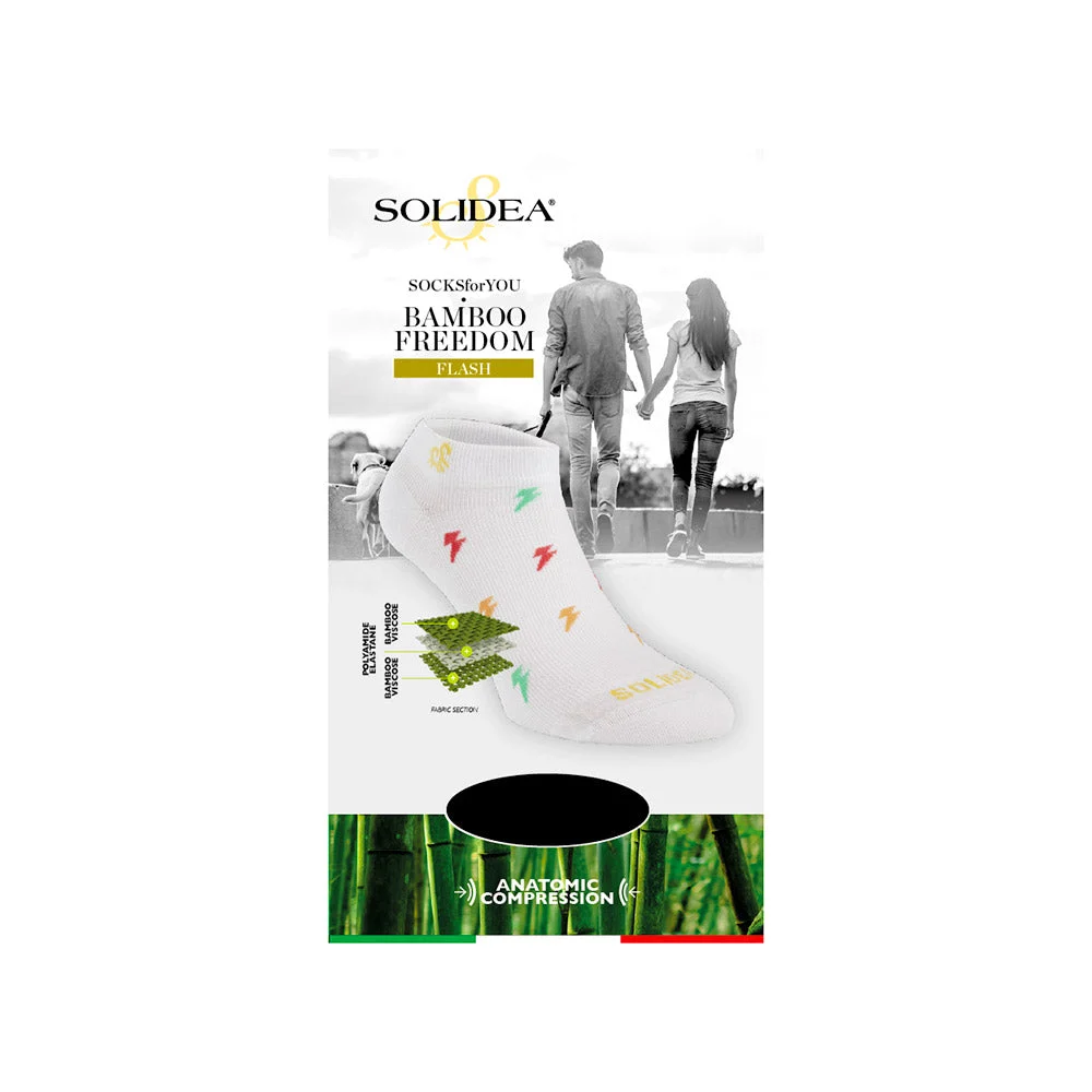 Solidea Socks for you Bamboo Freedom Flash Calzini Tessuto Traspirante 2M Nero