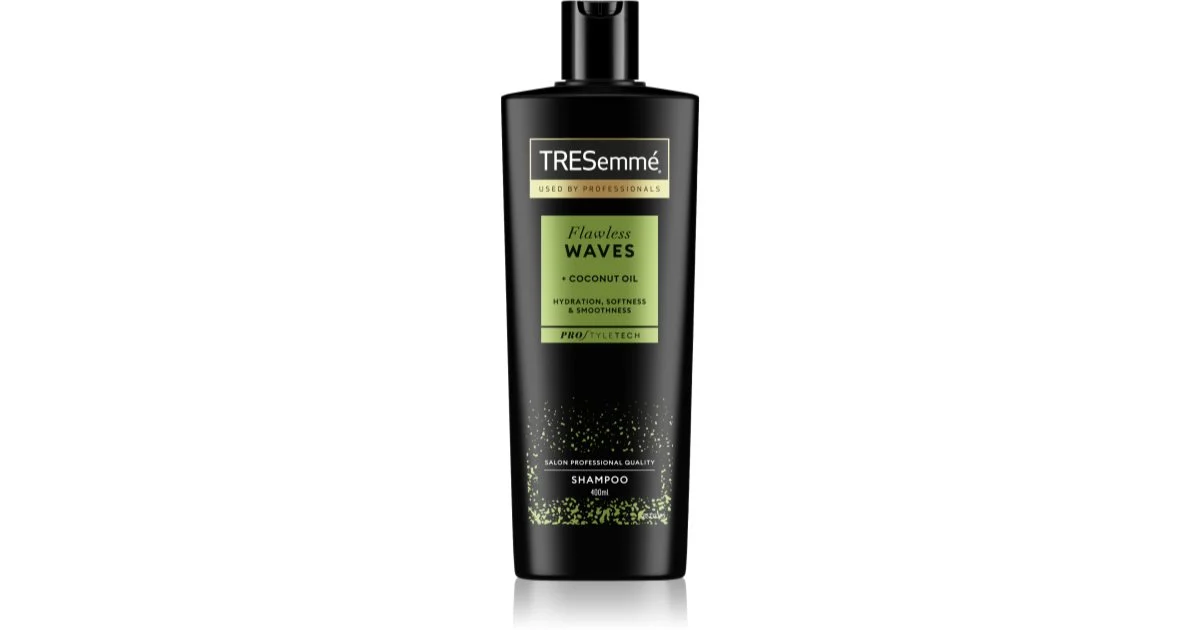 TRESemmé Flawless Waves shampoo idratante capelli mossi e ricci 400 ml