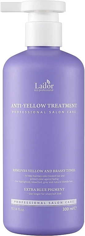 Maschera antigiallo per capelli tinti
