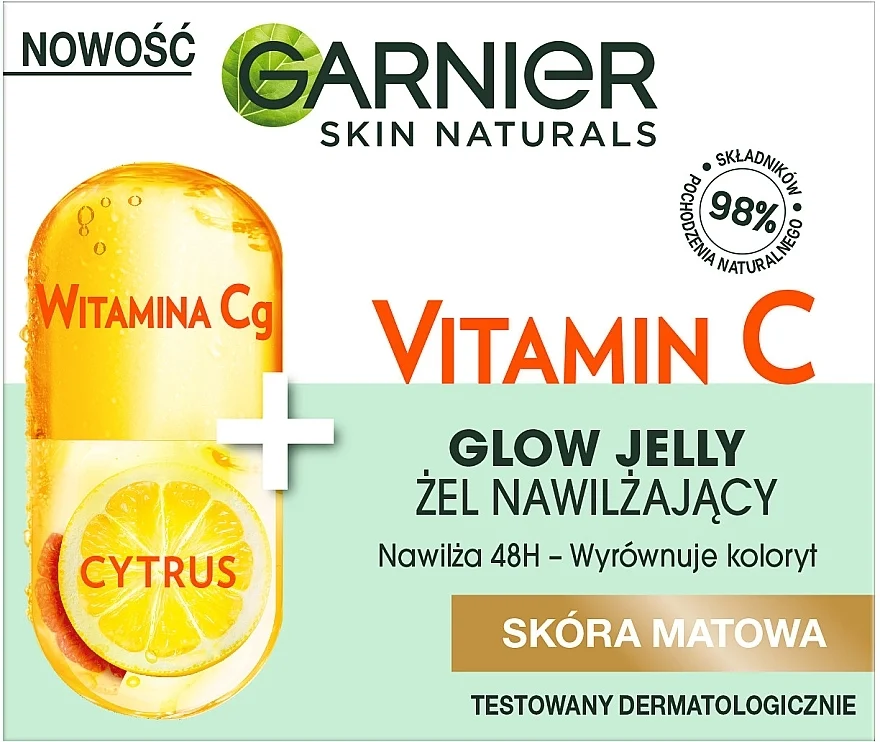 Gel viso alla vitamina C