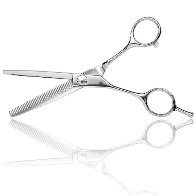 Forbice per Sfoltire i Capelli 40 Denti Mano Sinistra Mancini 5'5 Pollici