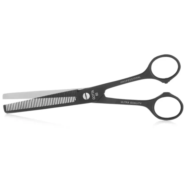 Forbici da Barbiere Sfoltitrice per Capelli in Carbonio 65 Denti Gotta