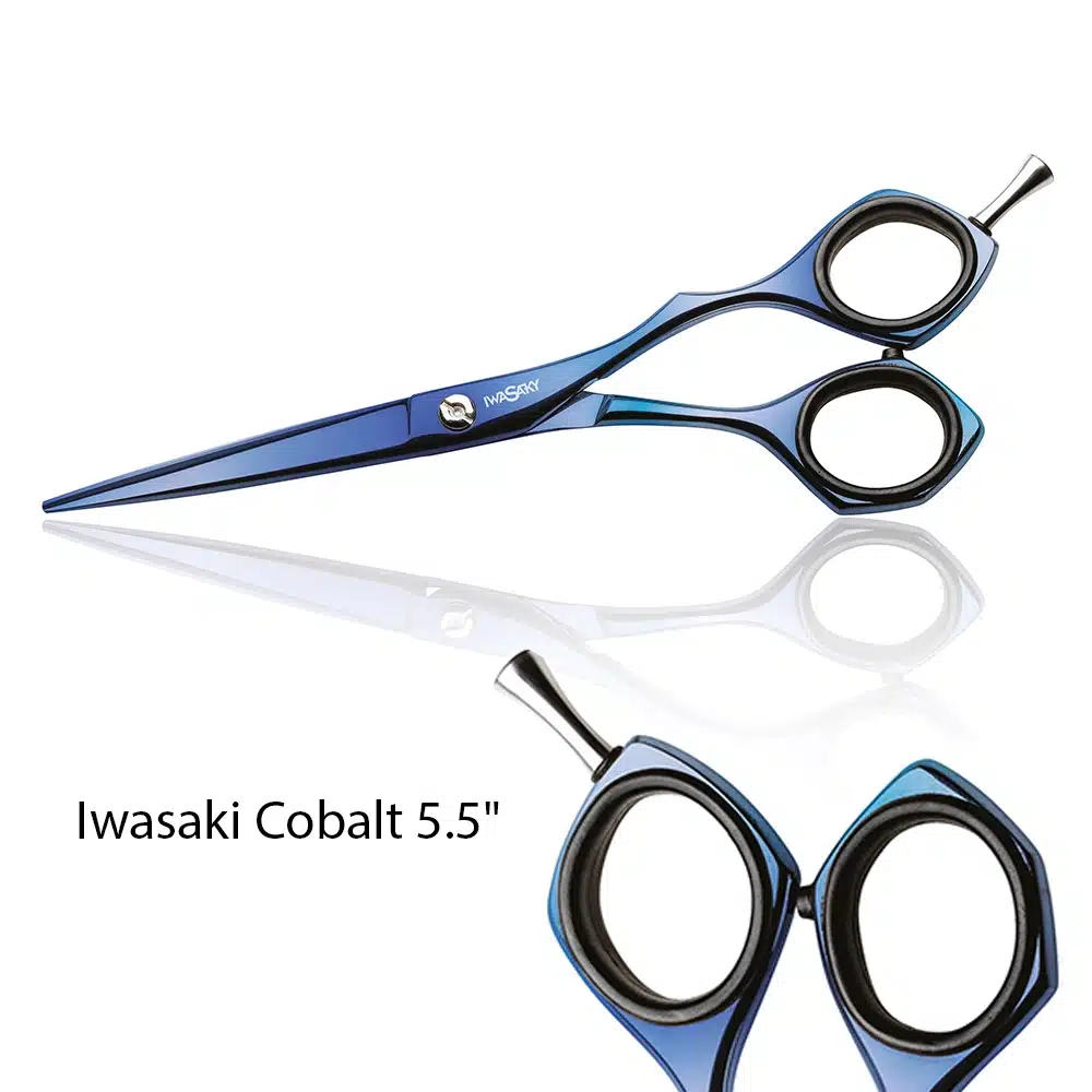 Forbici 5.5″ per capelli Giapponesi da taglio parrucchiere Iwasaki Cobalt 440