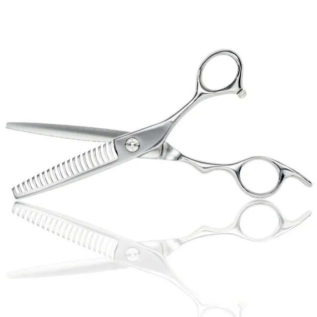 Forbici Parrucchieri Professionali per Sfoltire 20 Denti 6 Pollici