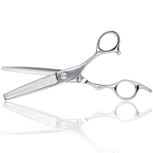 Forbici Parrucchieri Professionali per Sfoltire Capelli 40 Denti 6 Pollici