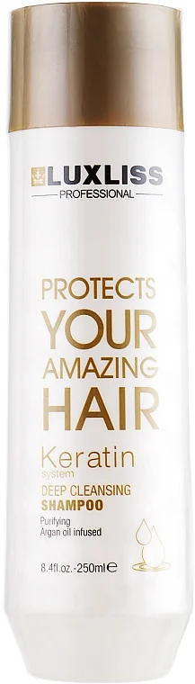 Shampoo purificante a base di cheratina