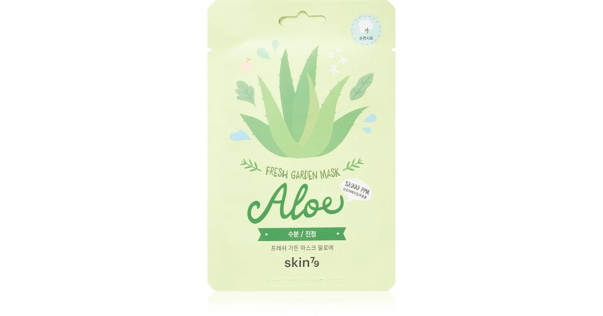 Skin79 Fresh Garden Aloe maschera lenitiva in tessuto con aloe vera 23 g