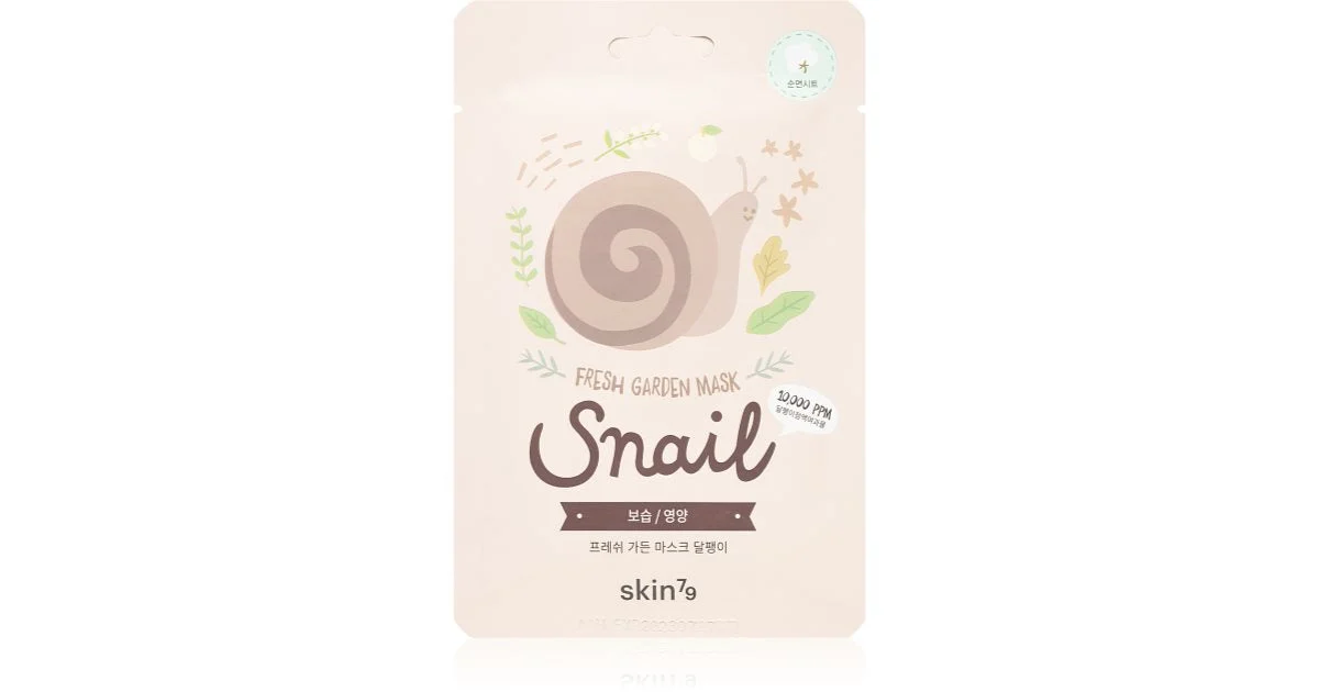 Skin79 Fresh Garden maschera rivitalizzante in tessuto con estratto di bava di lumaca 23 g